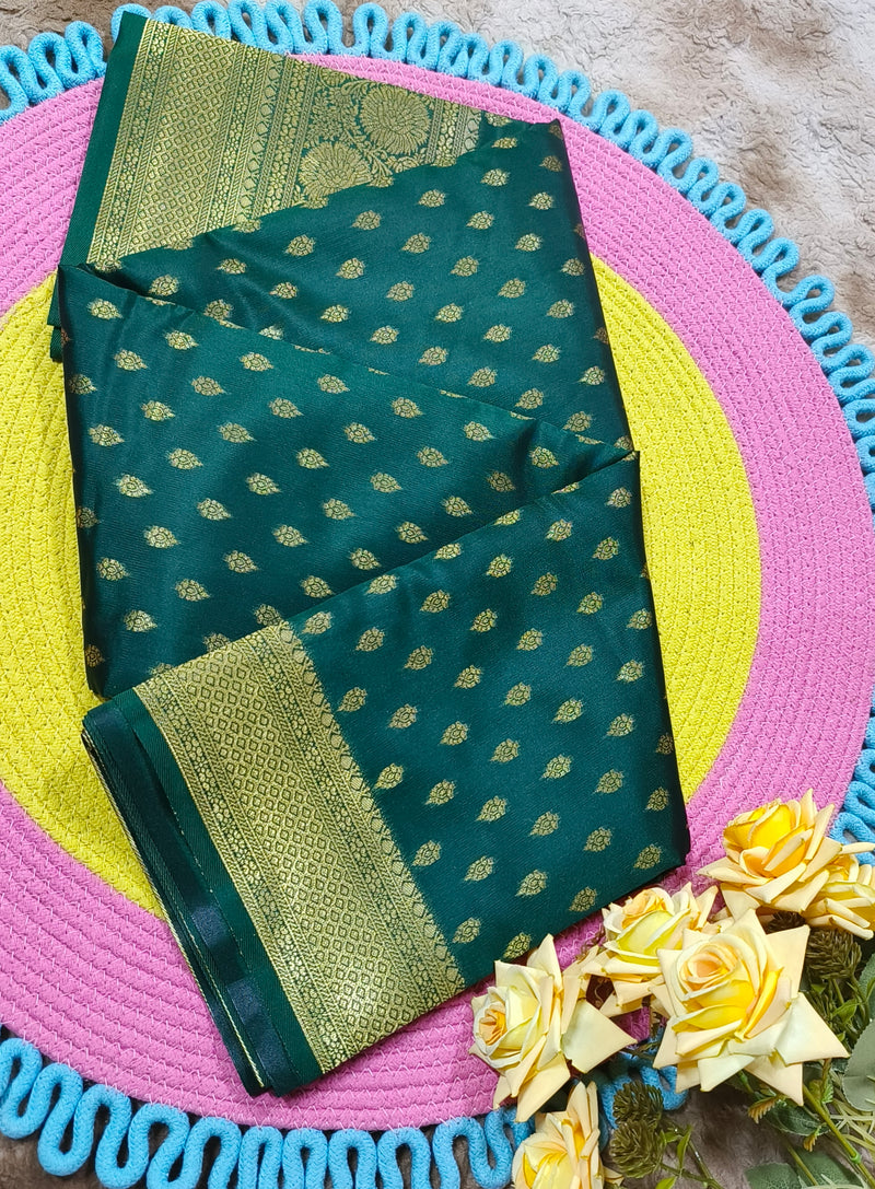 Vibrant Purple Banarasi Silk Saree with Traditional Zari Weave