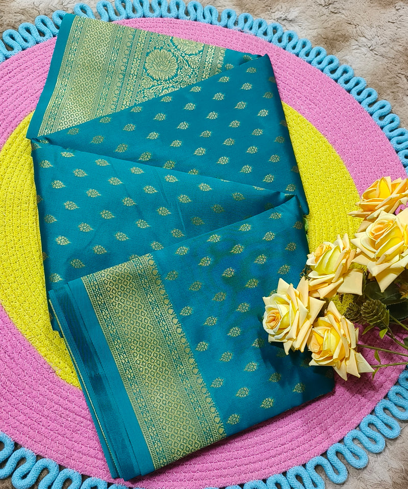 Vibrant Purple Banarasi Silk Saree with Traditional Zari Weave