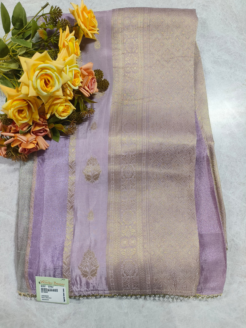 Graceful Butter Cream Fancy Saree with Rich Zari Border