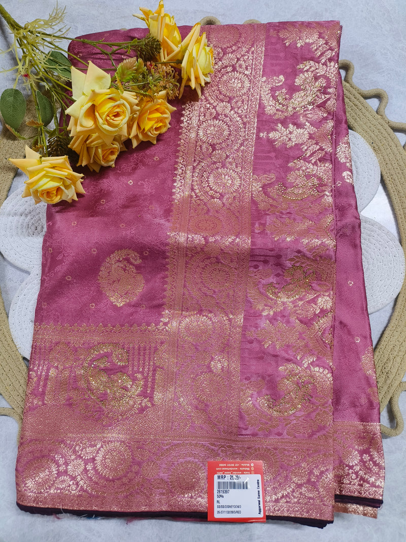 Luxurious Blue-Green Zari Weave Saree for Festive Elegance