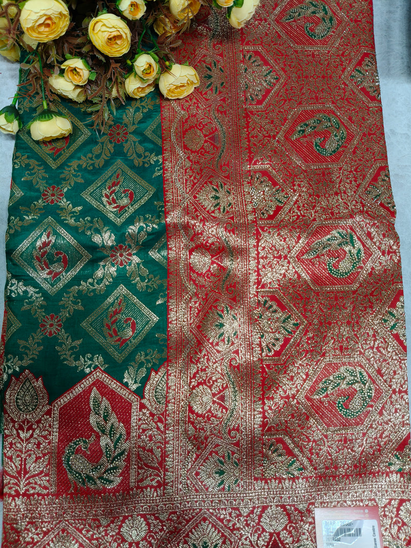 Elegant Black and Pink Zari-Embroidered Festive Saree
