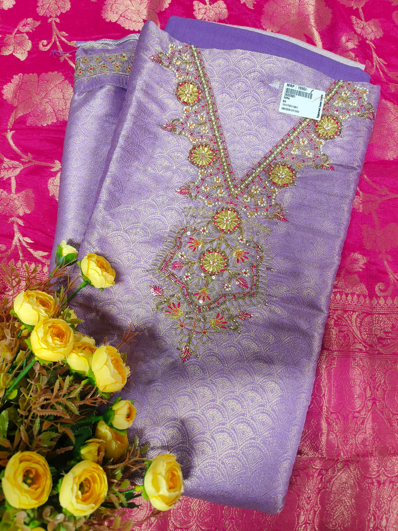 Sophisticated Lilac Embellished Fancy Suit Set