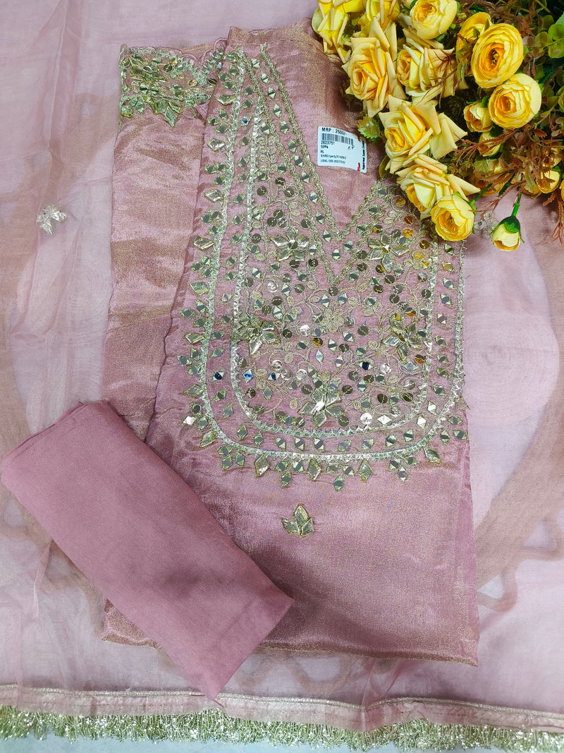 Lavish Lilac Sequin Embroidered Festive Suit