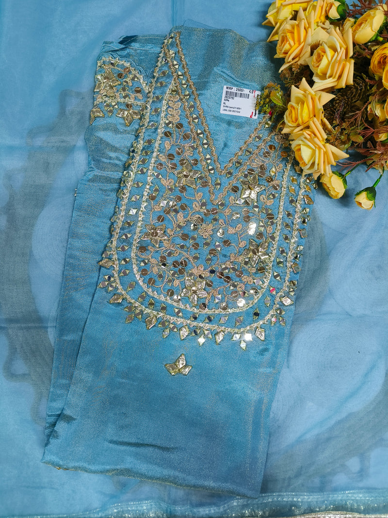 Lavish Lilac Sequin Embroidered Festive Suit