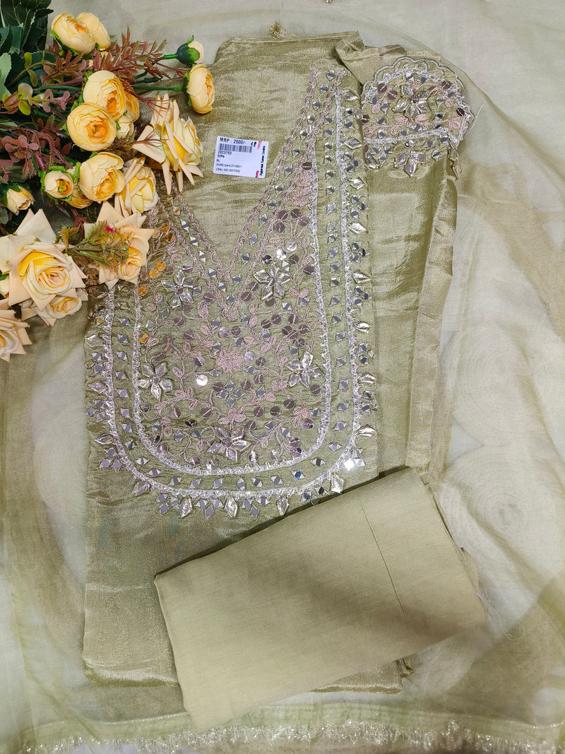 Lavish Lilac Sequin Embroidered Festive Suit