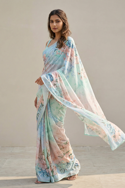 Printed Saree - Wonder Bazaar